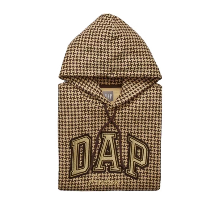 Gap x Dapper Dan "DAP GAP" Harlem Camel Arch Logo Hoodie