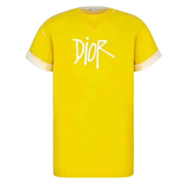 Dior And Shawn Yellow T-shirt