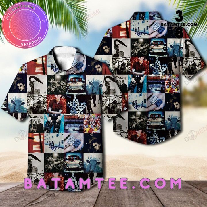 Rock Band U2 Achtung Baby Hawaiian Shirt