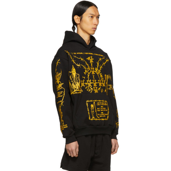 Warren Lotas SSENSE Black Yellow Sabata Hoodie's Overview - Batamtee Shop - Threads & Totes: Your Style Destination