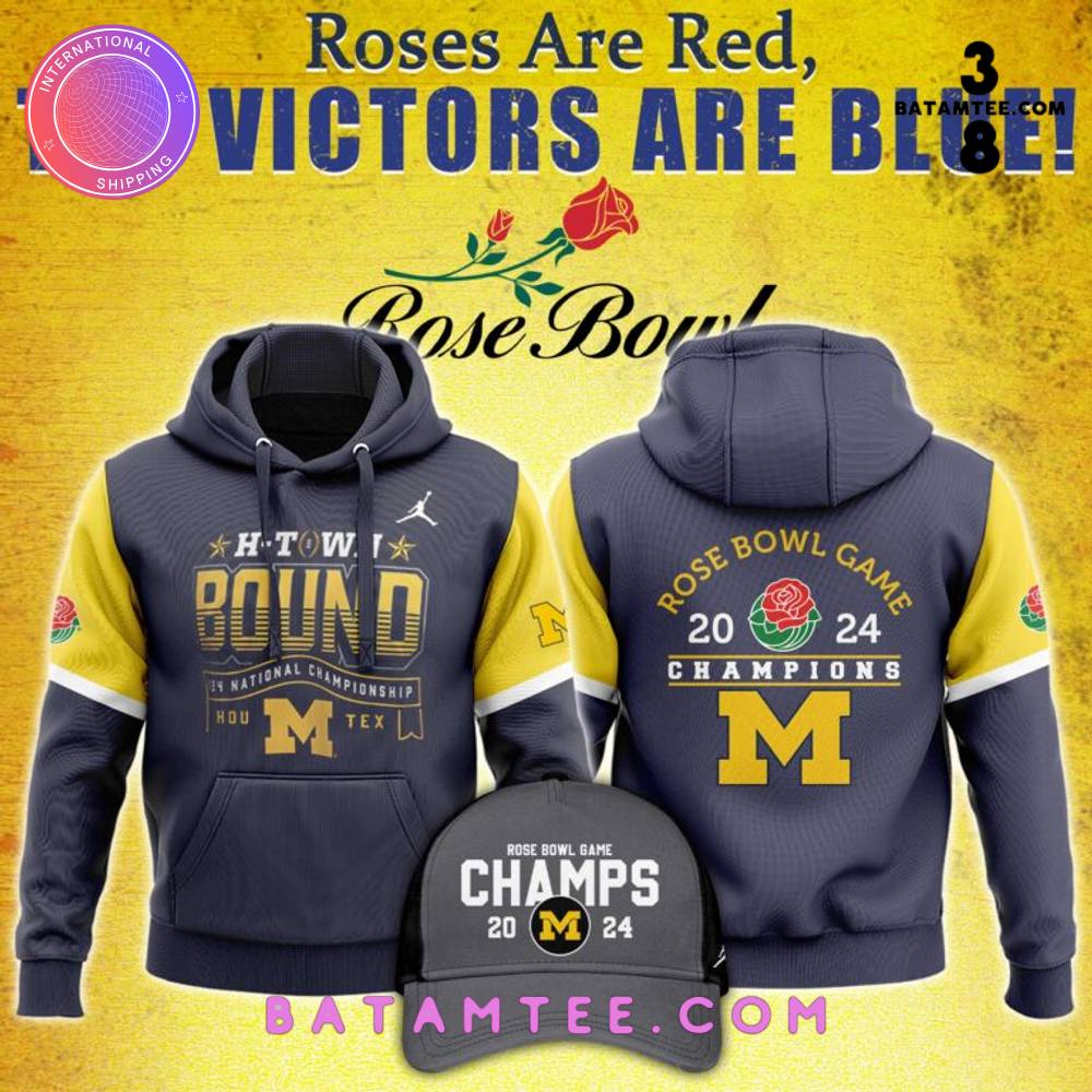 Michigan Wolverines 2024 Rose Ball Game Bound National Championship Hoodie, Pants, Cap's Overview - Batamtee Shop - Threads & Totes: Your Style Destination