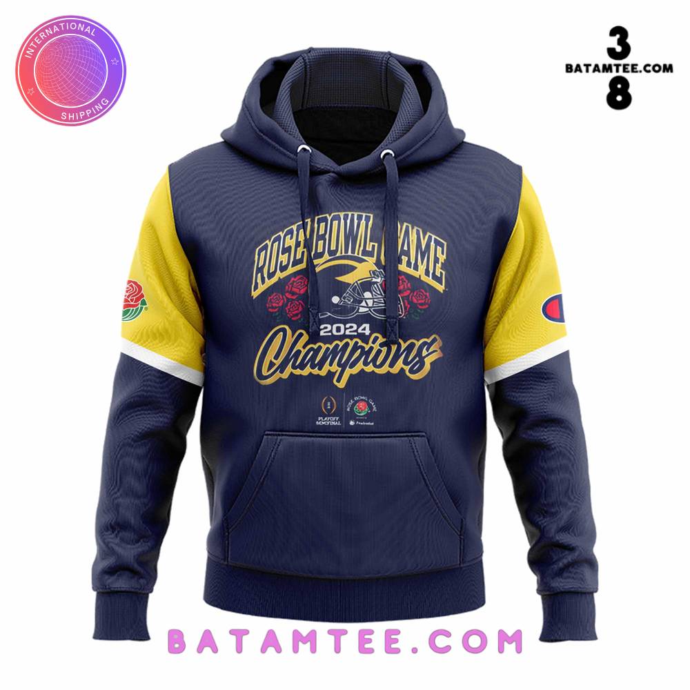 Michigan Wolverines 2024 Rose Ball Game Bound National Championship Yellow Hoodie, Pants, Cap's Overview - Batamtee Shop - Threads & Totes: Your Style Destination