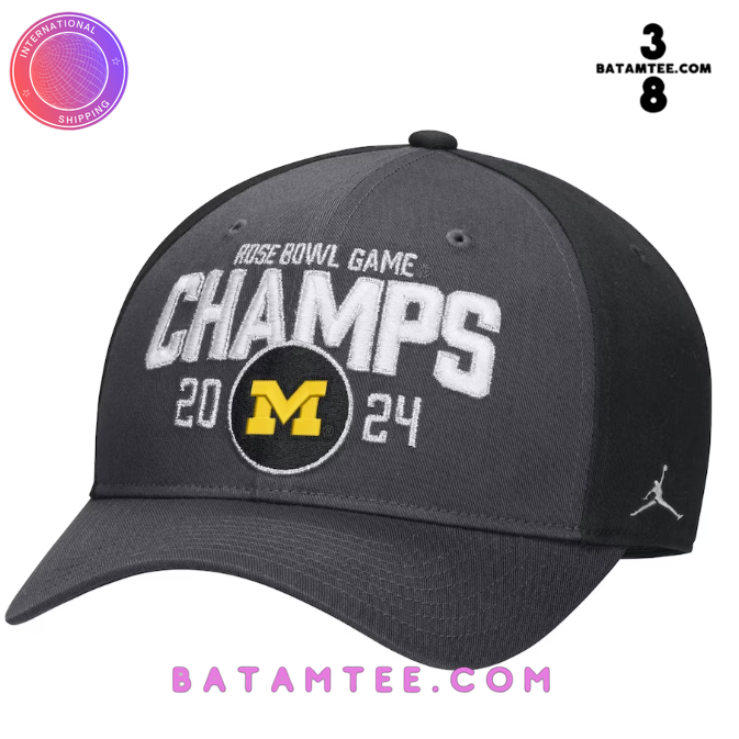 Michigan Wolverines 2024 Rose Bowl Game Champions Cap