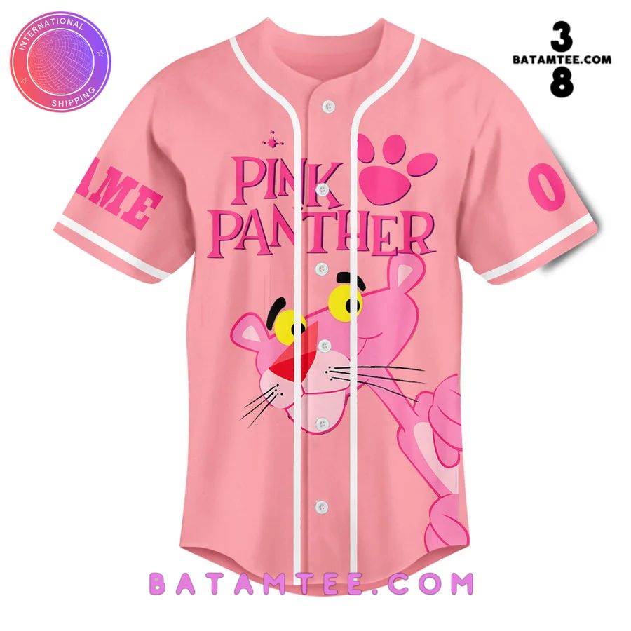 Pink Panther Custom Name Baseball Jersey's Overview - Batamtee Shop - Threads & Totes: Your Style Destination