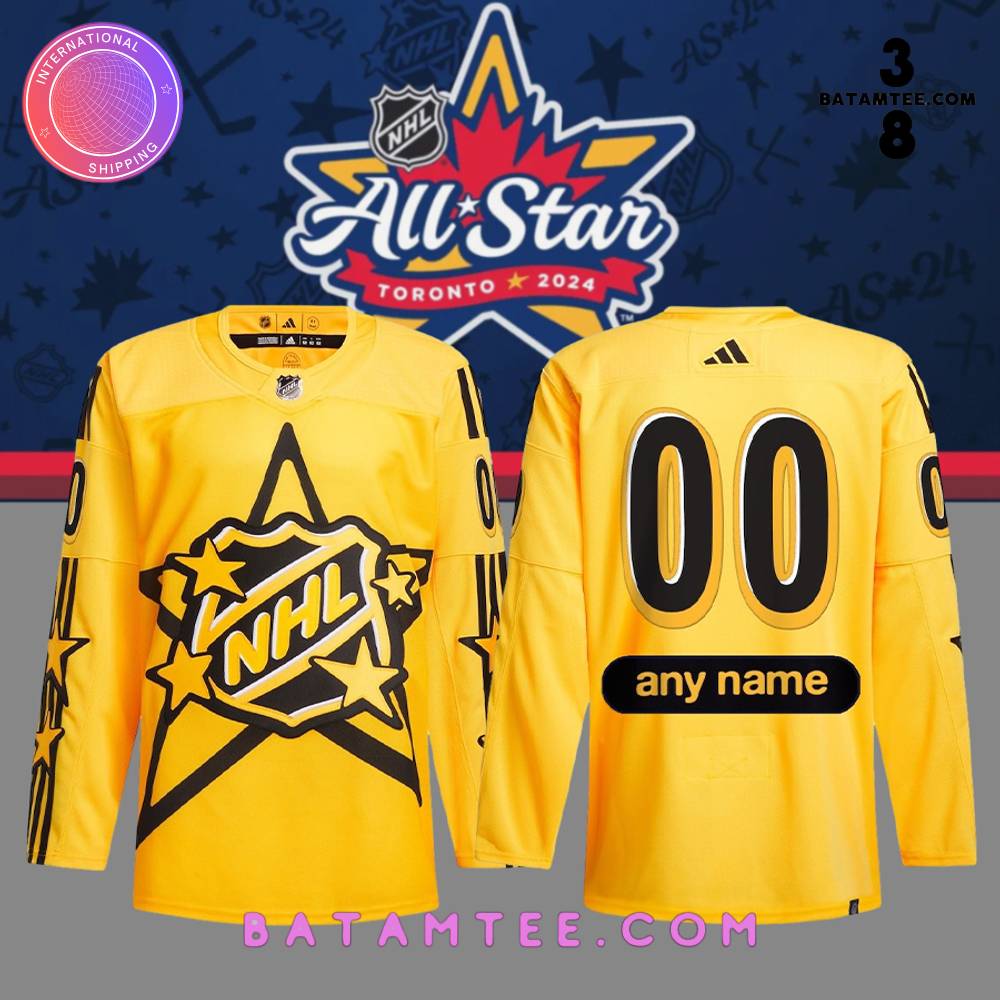 2024 NHL All-Star Game Toronto x drew house Yellow Primegreen Personalized Hockey Jersey's Overview - Batamtee Shop - Threads & Totes: Your Style Destination