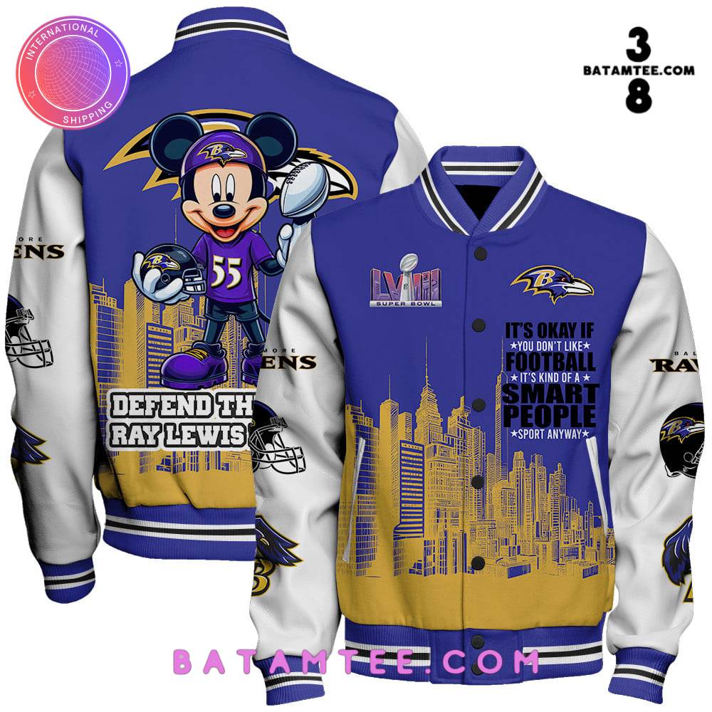 Baltimore Ravens Mickey Mouse Super Bowl Jacket's Overview - Batamtee Shop - Threads & Totes: Your Style Destination