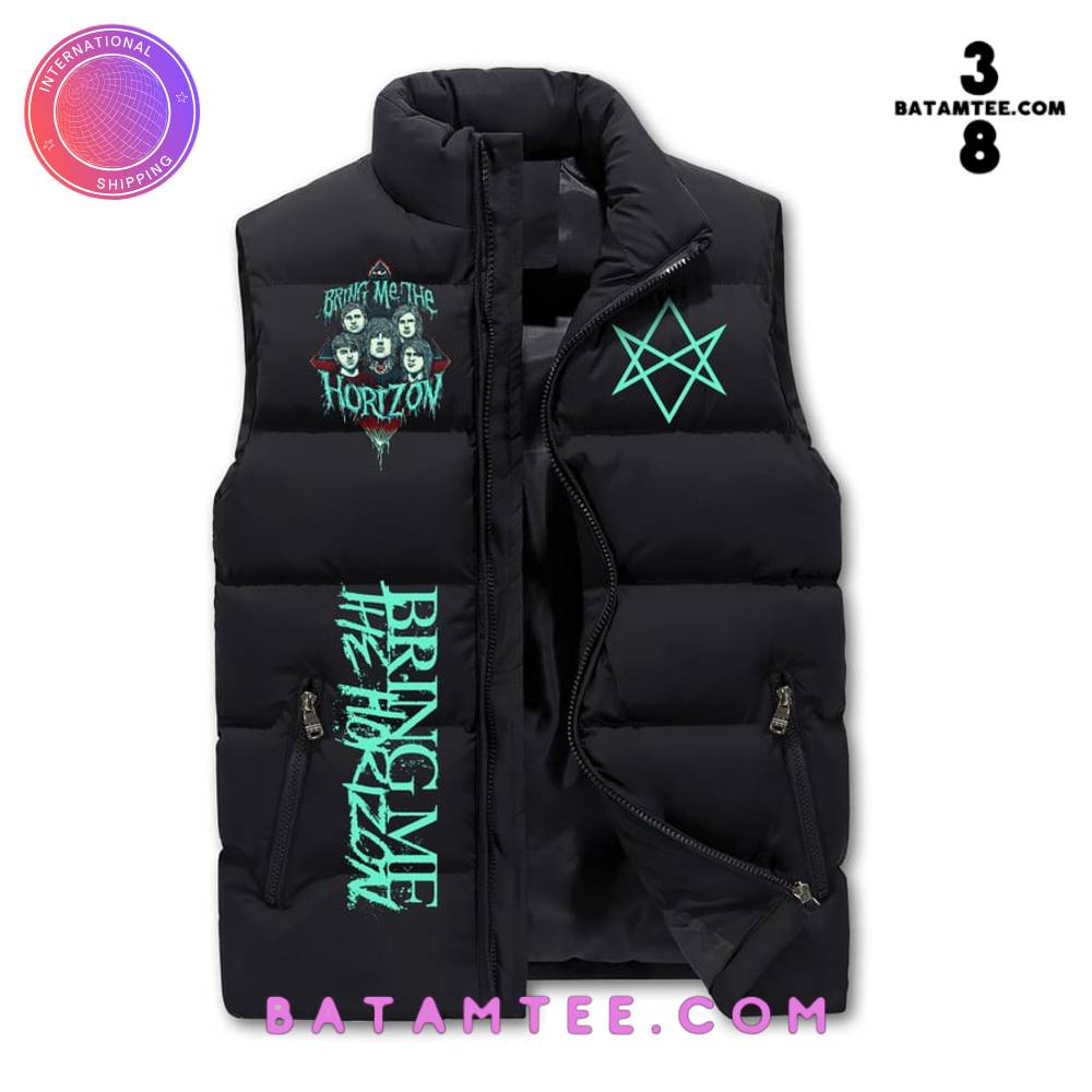 Bring Me The Horizon Don't Give Up Hope Sleeveless Puffer Jacket's Overview - Batamtee Shop - Threads & Totes: Your Style Destination