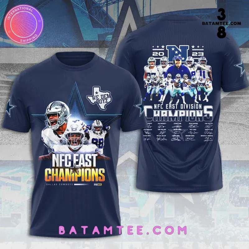 Dallas Cowboys NFC East Champions T-Shirt