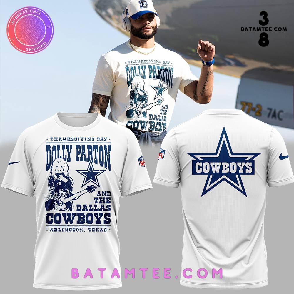 Dallas Cowboys And Dolly Parton White T-Shirt's Overview - Batamtee Shop - Threads & Totes: Your Style Destination