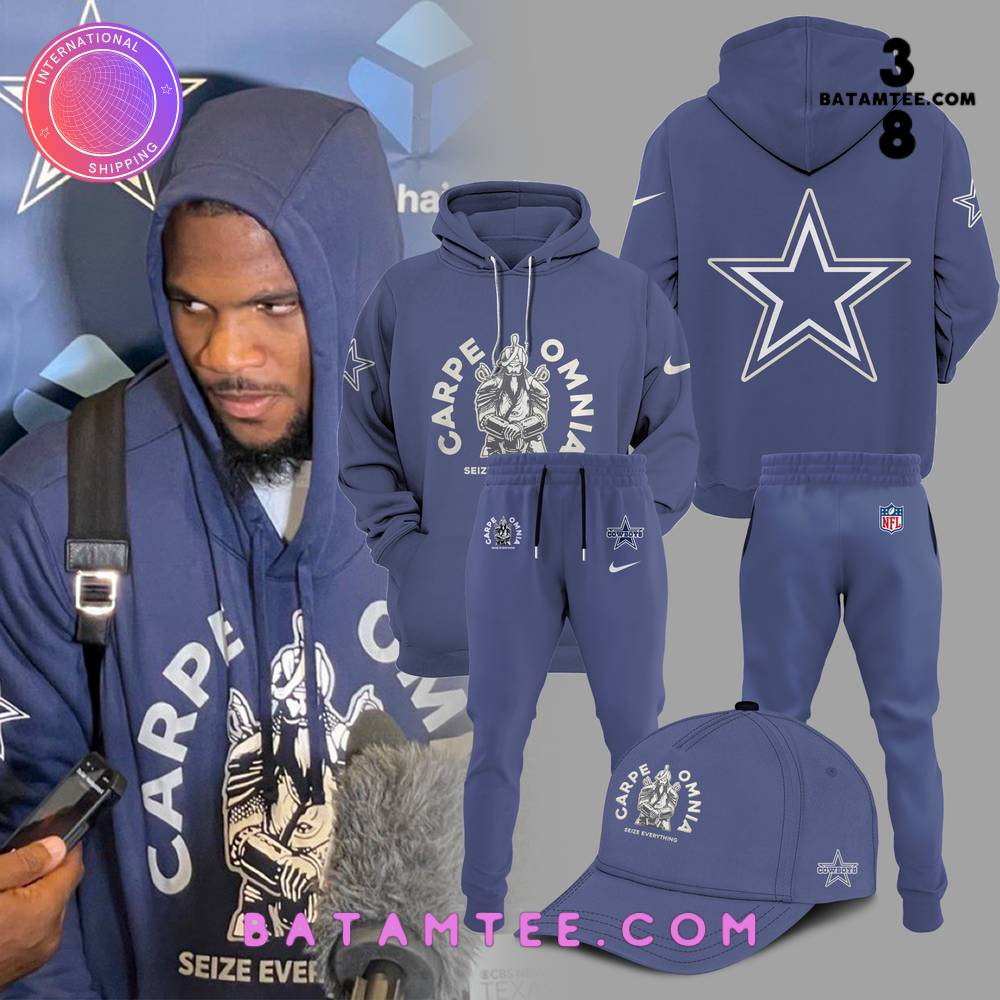 Dallas Cowboys Carpe Omnia Seize Everything Hoodie, Pants, Cap's Overview - Batamtee Shop - Threads & Totes: Your Style Destination