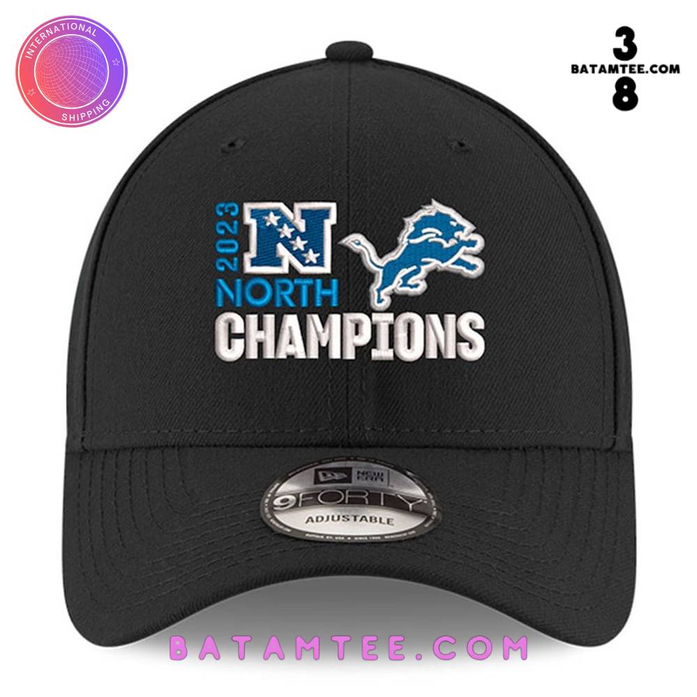 Detroit Lions 2023 NFC North Division Champions Black Cap's Overview - Batamtee Shop - Threads & Totes: Your Style Destination