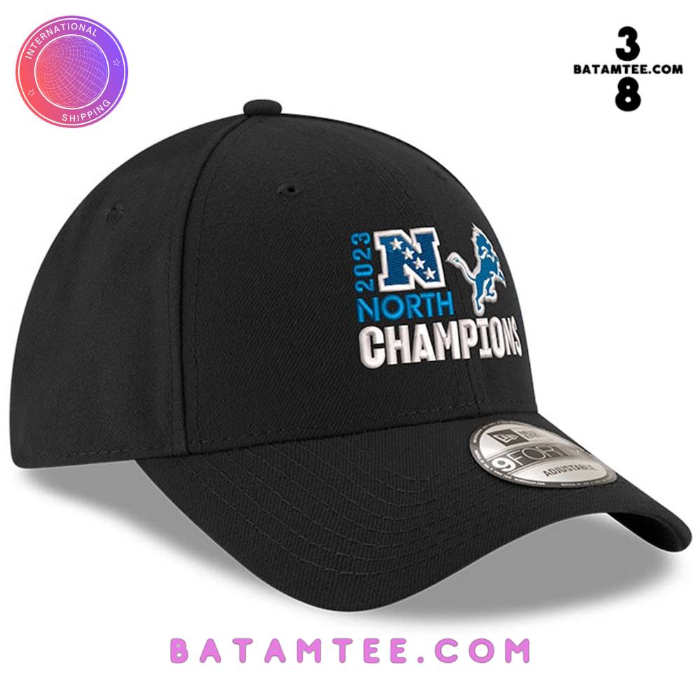 Detroit Lions 2023 NFC North Division Champions Black Cap's Overview - Batamtee Shop - Threads & Totes: Your Style Destination