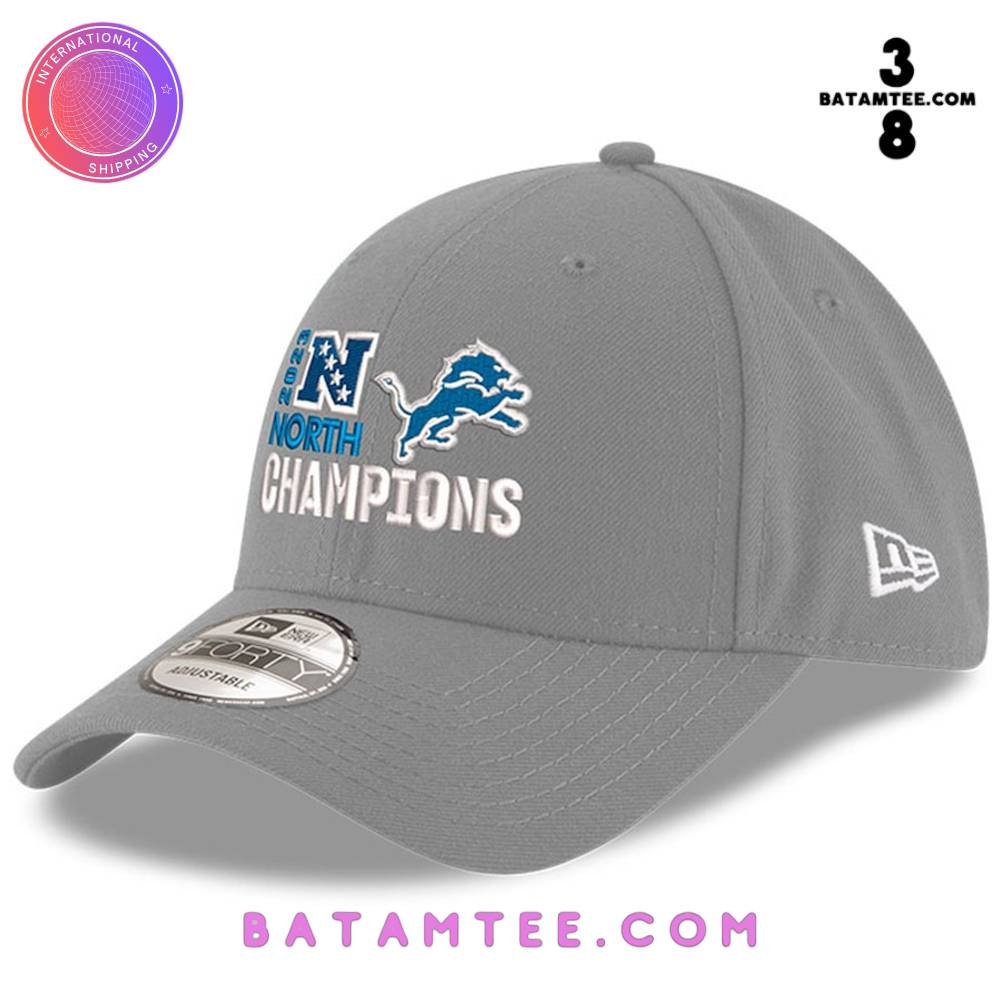 Detroit Lions 2023 NFC North Division Champions Graphite Cap's Overview - Batamtee Shop - Threads & Totes: Your Style Destination