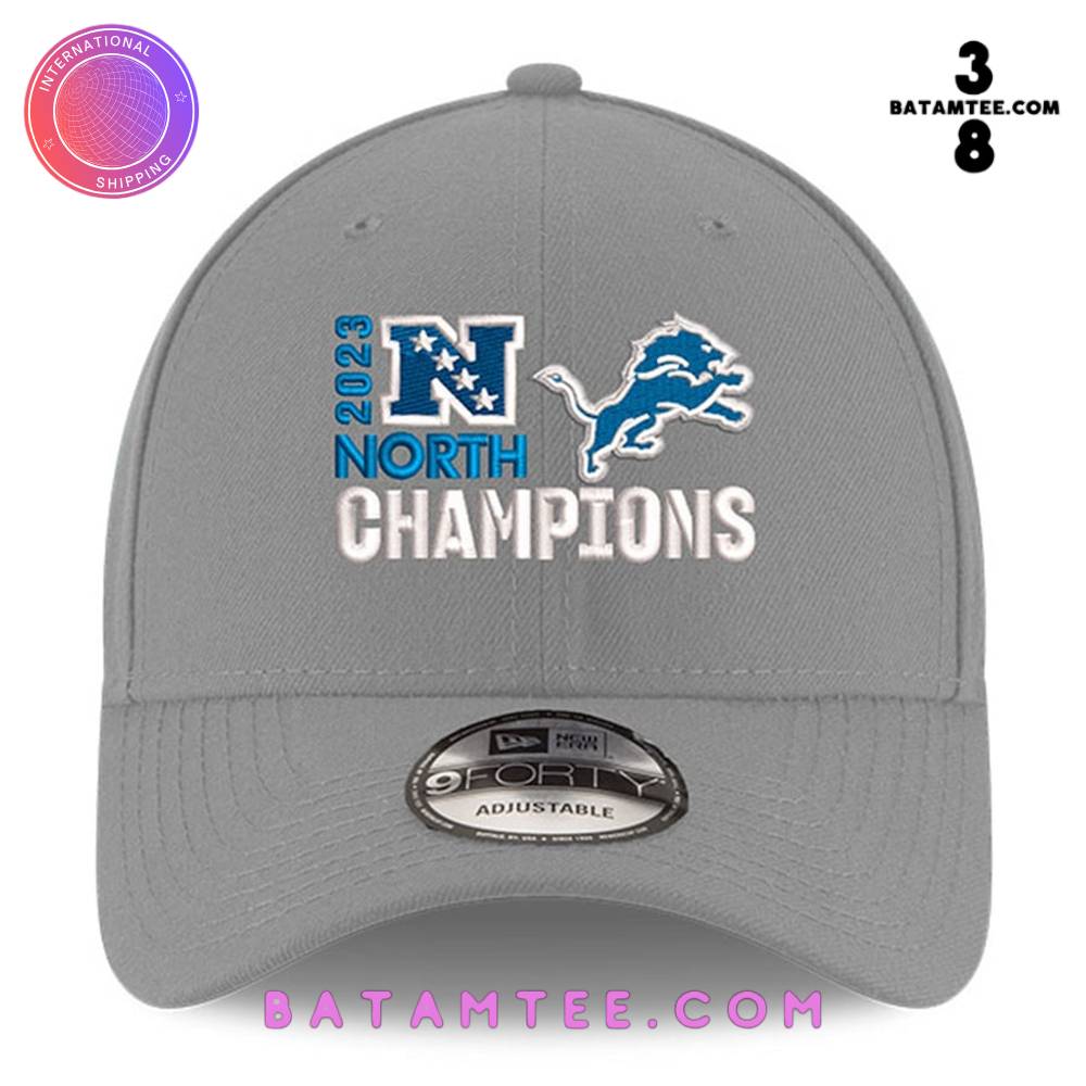 Detroit Lions 2023 NFC North Division Champions Graphite Cap's Overview - Batamtee Shop - Threads & Totes: Your Style Destination