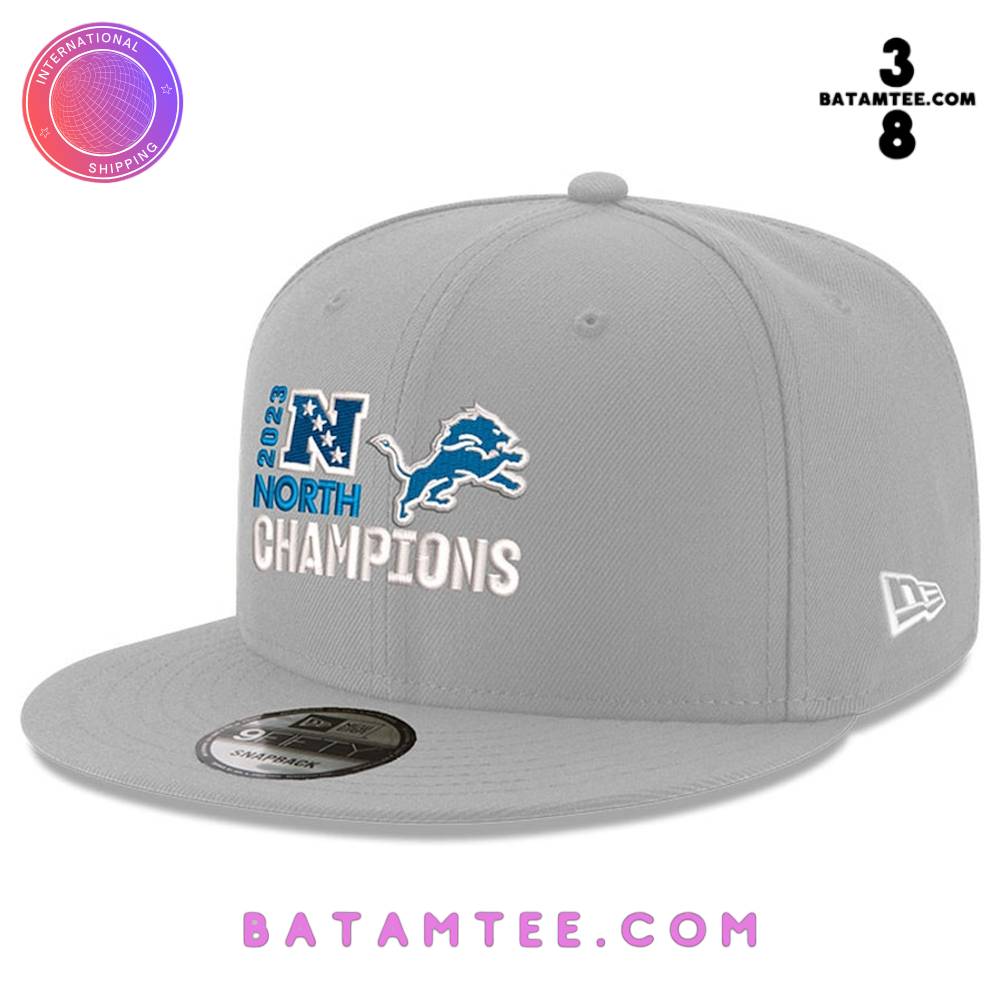 Detroit Lions Gray 2023 NFC North Division Champions Snapback Hat's Overview - Batamtee Shop - Threads & Totes: Your Style Destination