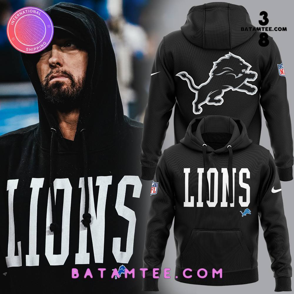 Eminem x Detroit Lions Hoodie, Pants, Cap's Overview - Batamtee Shop - Threads & Totes: Your Style Destination