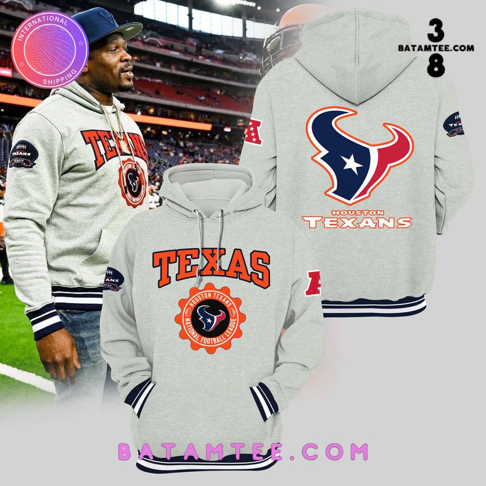 Houston Texans NFL Grey Hoodie's Overview - Batamtee Shop - Threads & Totes: Your Style Destination