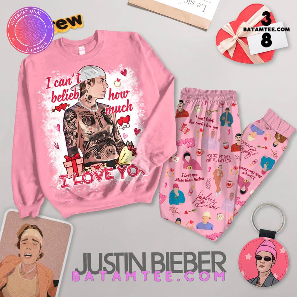 Justin Bieber I Love You Pink Pyjama Set's Overview - Batamtee Shop - Threads & Totes: Your Style Destination