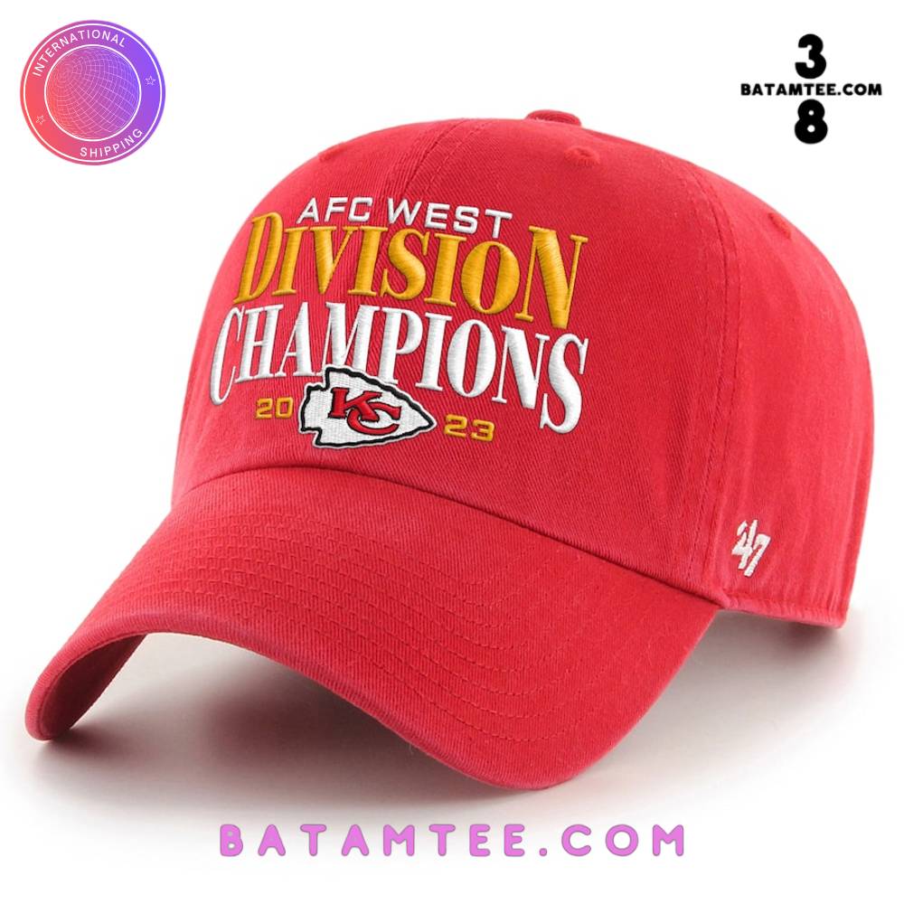 Kansas City Chiefs 2023 AFC West Division Champions Cap's Overview - Batamtee Shop - Threads & Totes: Your Style Destination