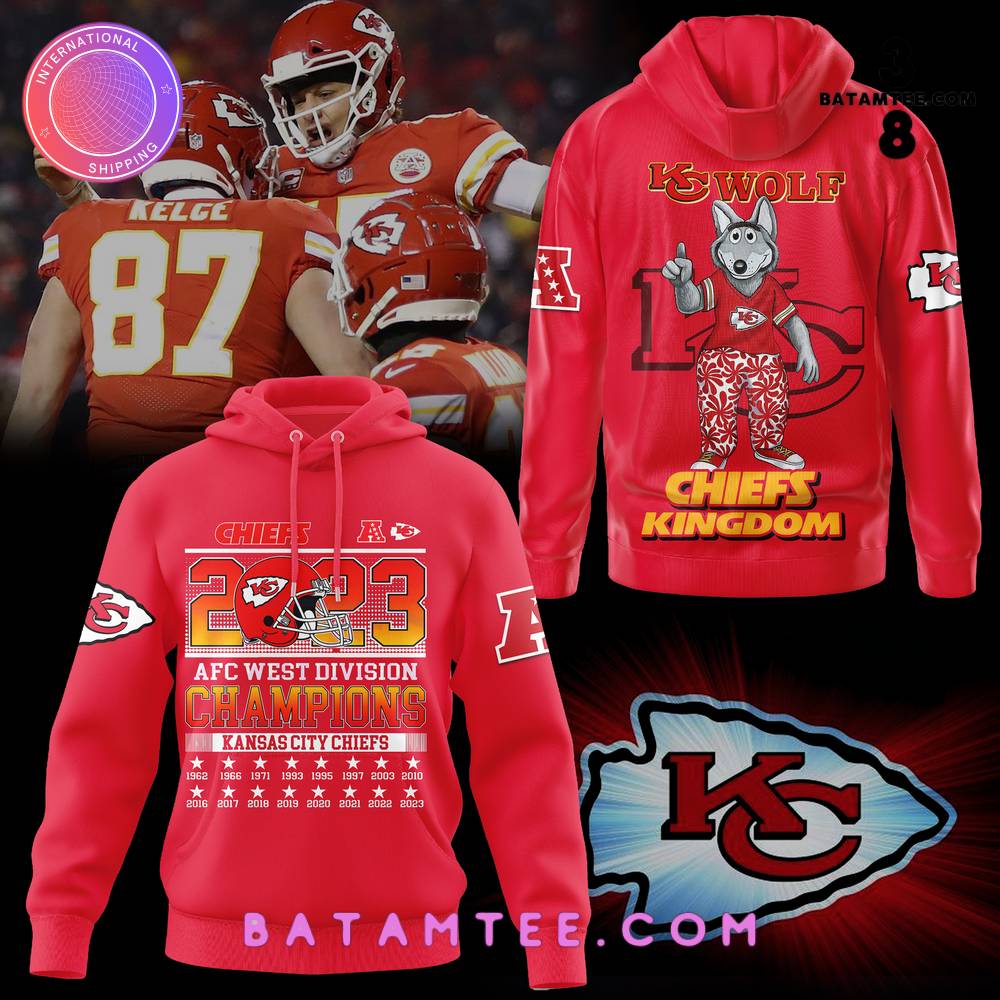 Kansas City Chiefs 2023 AFC West Division Champions Hoodie