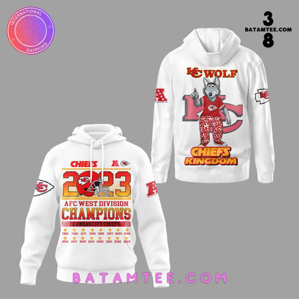 Kansas City Chiefs 2023 AFC West Division Champions White Hoodie's Overview - Batamtee Shop - Threads & Totes: Your Style Destination