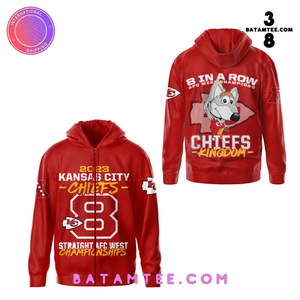 Kansas City Chiefs 8 In A Row AFC West Champions Red Hoodie's Overview - Batamtee Shop - Threads & Totes: Your Style Destination