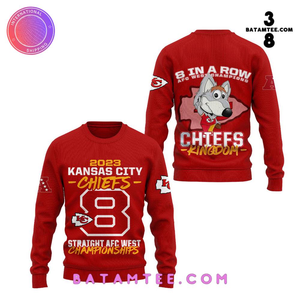 Kansas City Chiefs 8 In A Row AFC West Champions Red Sweater's Overview - Batamtee Shop - Threads & Totes: Your Style Destination