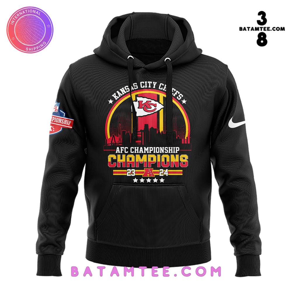 Kansas City Chiefs AFC Champions Black Hoodie