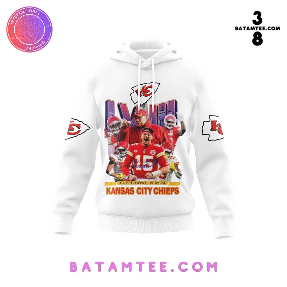 Kansas City Chiefs Las Vegas Super Bowl LVIII White Hoodie's Overview - Batamtee Shop - Threads & Totes: Your Style Destination