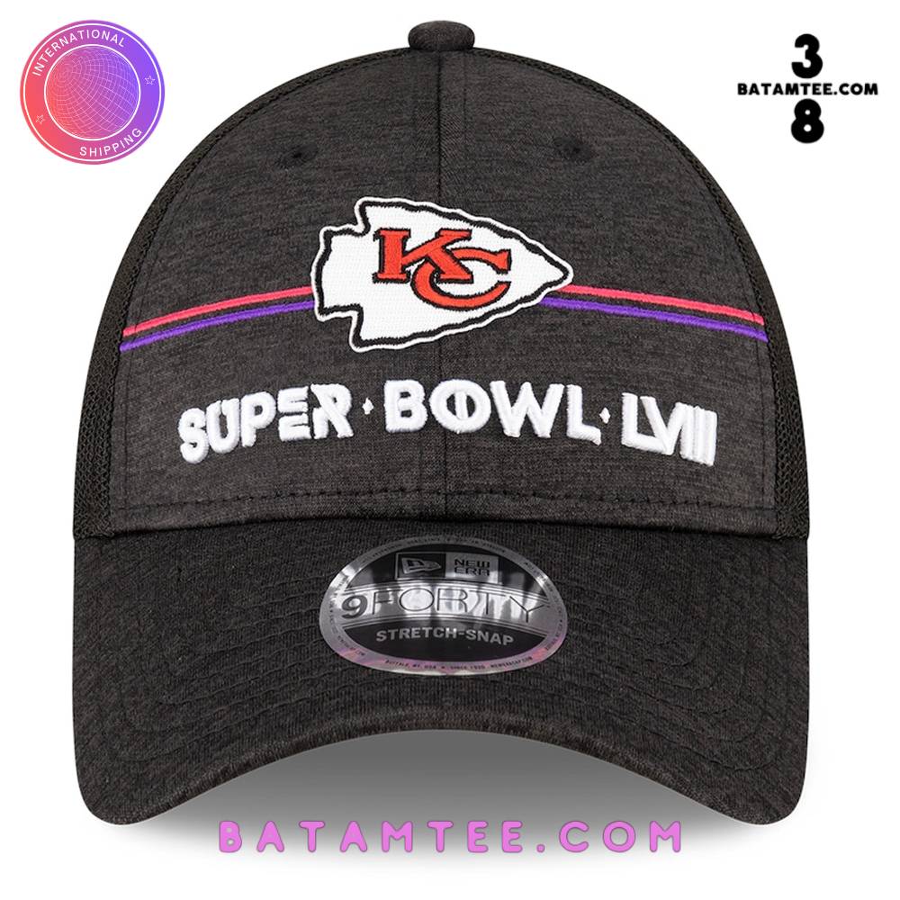 Kansas City Chiefs Super Bowl LVIII Trucker Adjustable Hat - Heather Black's Overview - Batamtee Shop - Threads & Totes: Your Style Destination