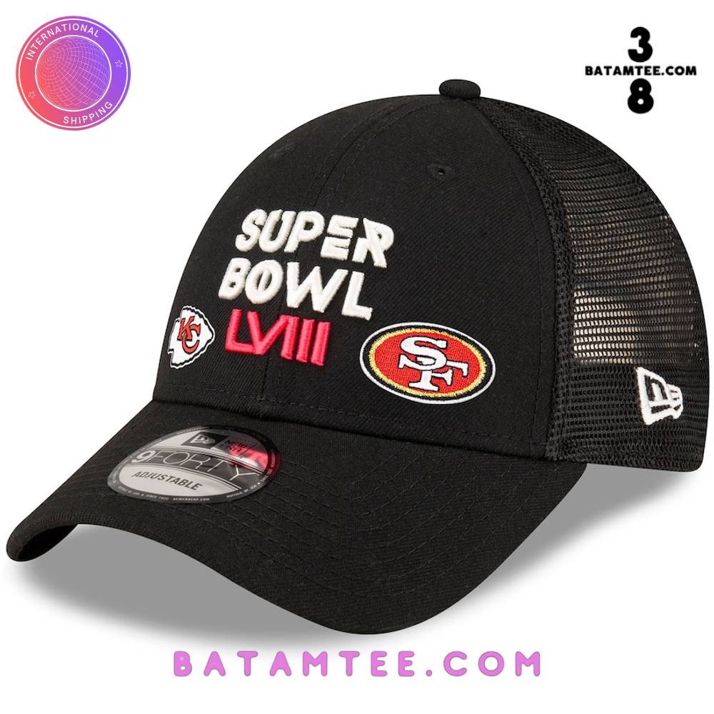 Kansas City Chiefs vs. San Francisco 49ers Super Bowl LVIII Matchup Trucker Adjustable Hat's Overview - Batamtee Shop - Threads & Totes: Your Style Destination