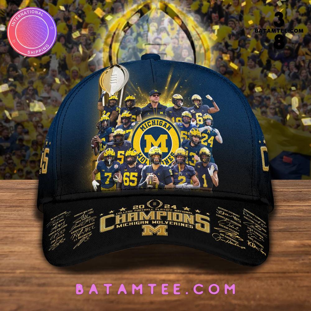 Michigan Wolverines 2024 CFP National Champions Cap