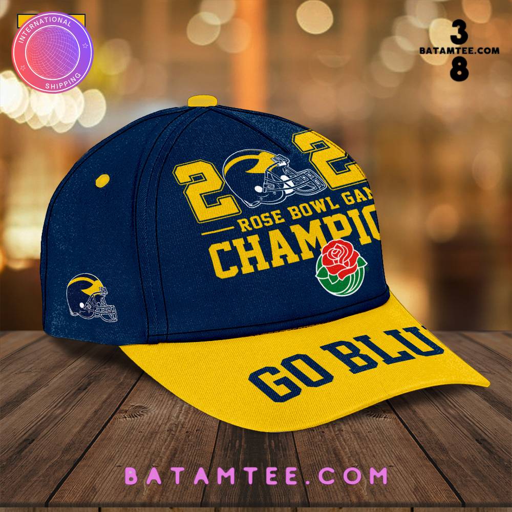 Michigan Wolverines 2024 Rose Bowl Game Champions Go Blue Cap's Overview - Batamtee Shop - Threads & Totes: Your Style Destination