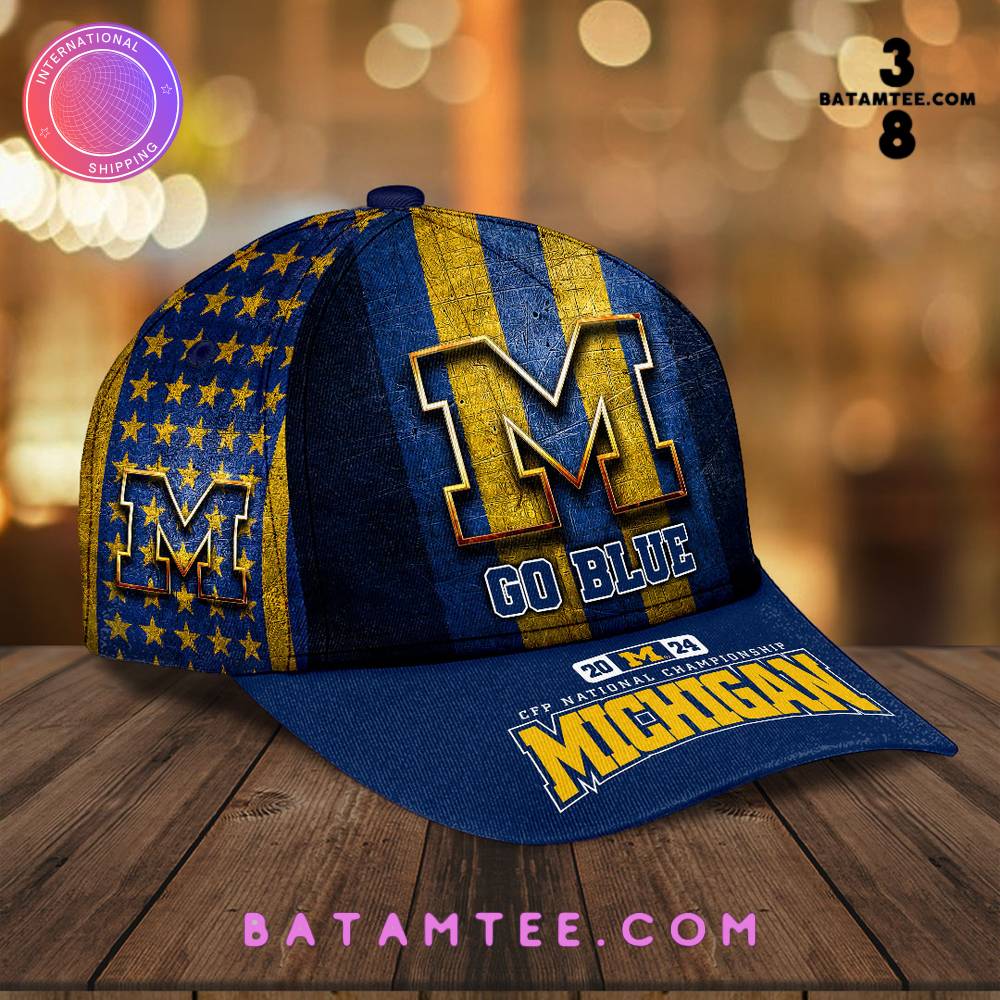 Michigan Wolverines 2024 Rose Bowl Game Champions US Flag Go Blue Cap's Overview - Batamtee Shop - Threads & Totes: Your Style Destination