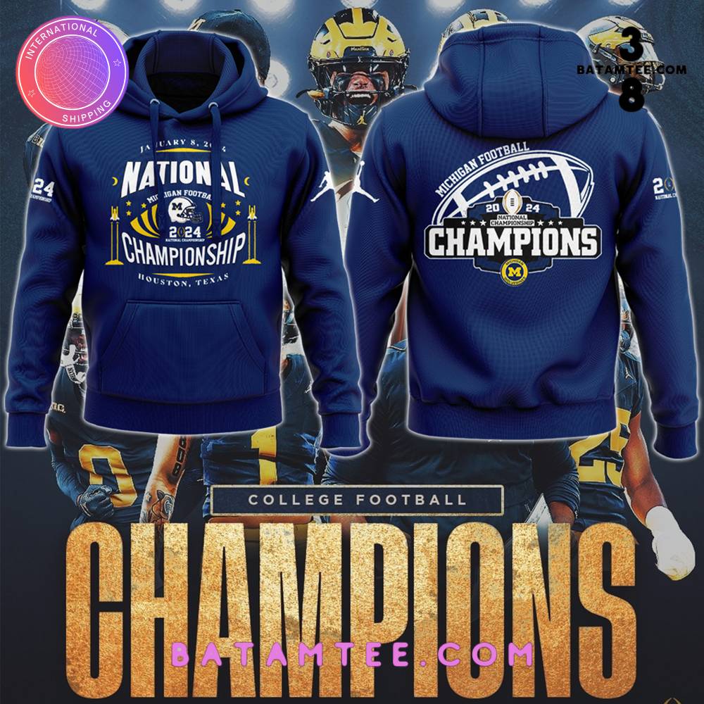 Michigan Wolverines CFP 2023 National Champions Go Blue Hoodie, Pants, Cap