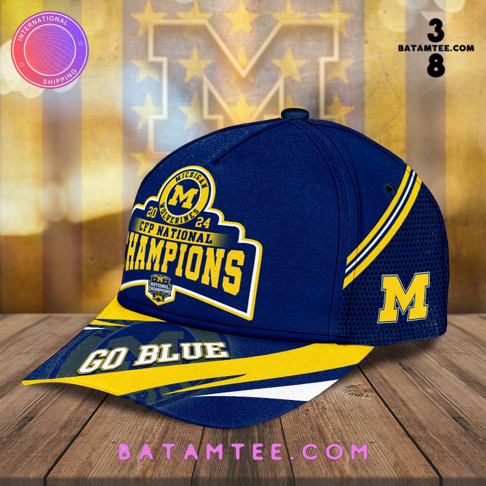 Michigan Wolverines CFP National Champions Go Blue Cap's Overview - Batamtee Shop - Threads & Totes: Your Style Destination