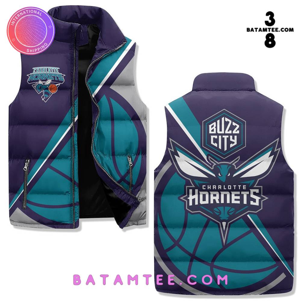 NBA Charlotte Hornets Buzz City Sleeveless Puffer Jacket's Overview - Batamtee Shop - Threads & Totes: Your Style Destination