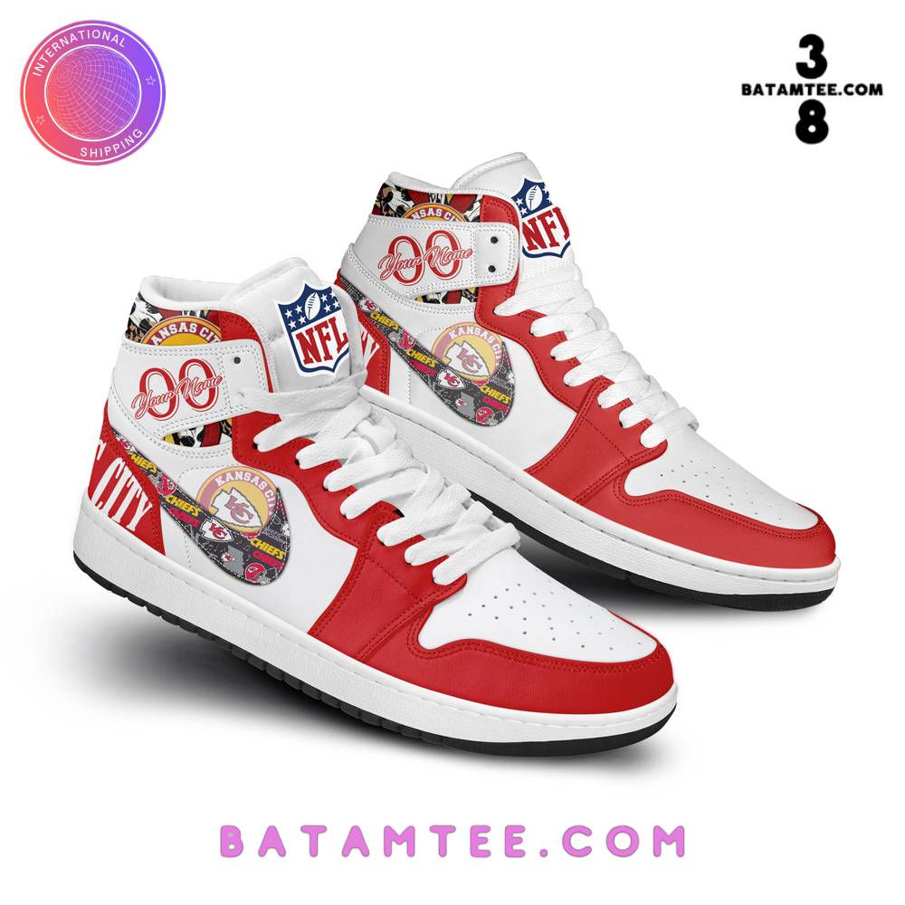 NFL Kansas City Chiefs Personalized Air Jordan 1 Sneaker's Overview - Batamtee Shop - Threads & Totes: Your Style Destination