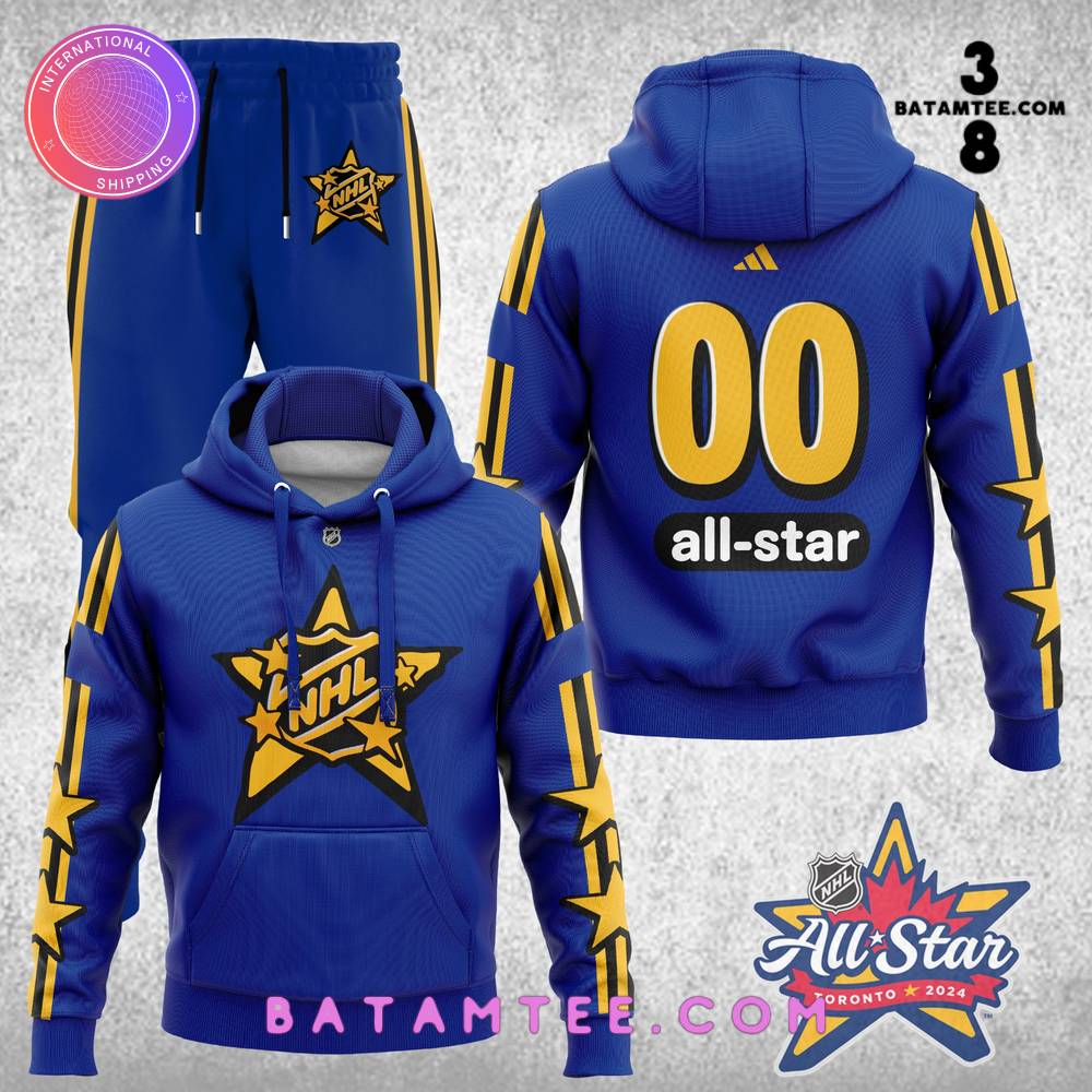 NHL Allstar x Justin Bieber Toronto 2024 Blue Hoodie, Pants's Overview - Batamtee Shop - Threads & Totes: Your Style Destination