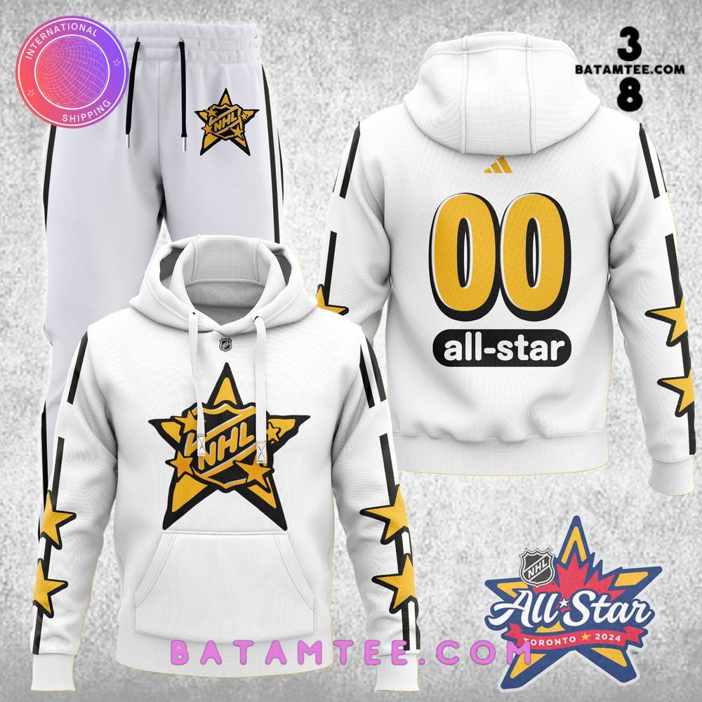 NHL Allstar x Justin Bieber Toronto 2024 White Hoodie, Pants