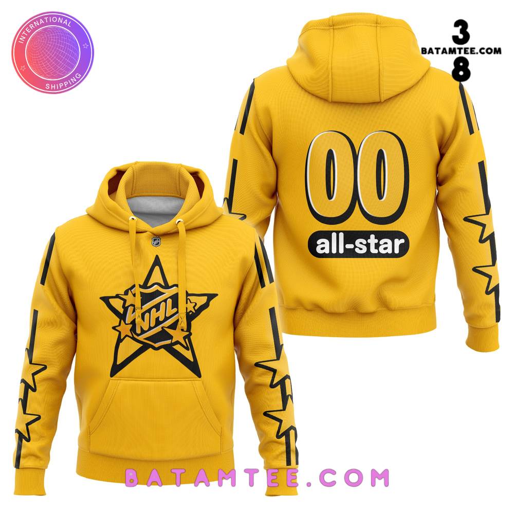 NHL Allstar x Justin Bieber Toronto 2024 Yellow Hoodie, Pants's Overview - Batamtee Shop - Threads & Totes: Your Style Destination