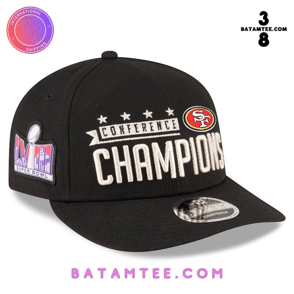 San Francisco 49ers 2023 NFC Champions Locker Room Snapback Hat's Overview - Batamtee Shop - Threads & Totes: Your Style Destination