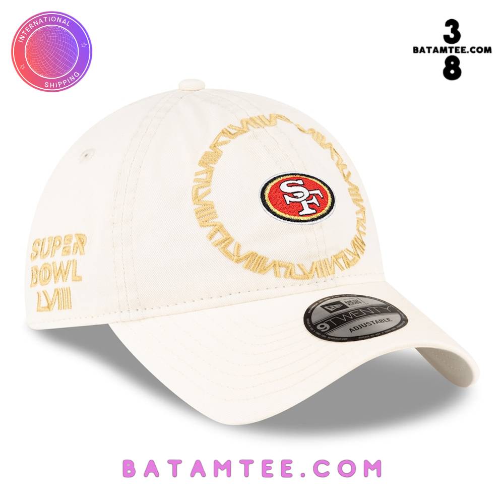 San Francisco 49ers Super Bowl LVIII Adjustable Hat - Cream's Overview - Batamtee Shop - Threads & Totes: Your Style Destination