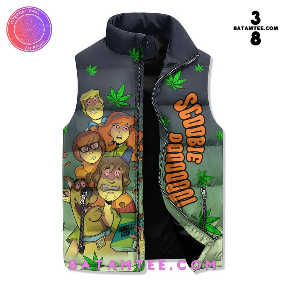 Scooby Doo! Roll Scooby A Doobie Sleeveless Puffer Jacket's Overview - Batamtee Shop - Threads & Totes: Your Style Destination