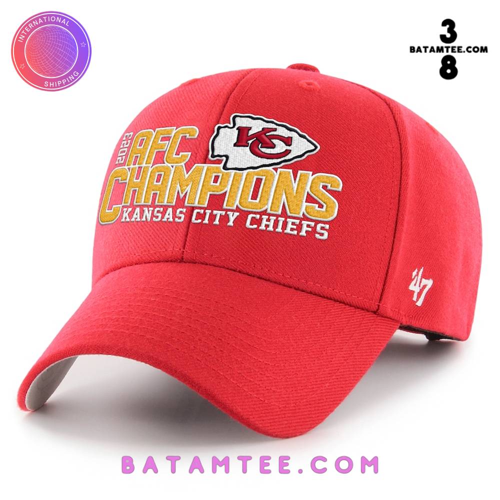 Kansas City Chiefs 2023 AFC Champions MVP Adjustable Hat - Red's Overview - Batamtee Shop - Threads & Totes: Your Style Destination