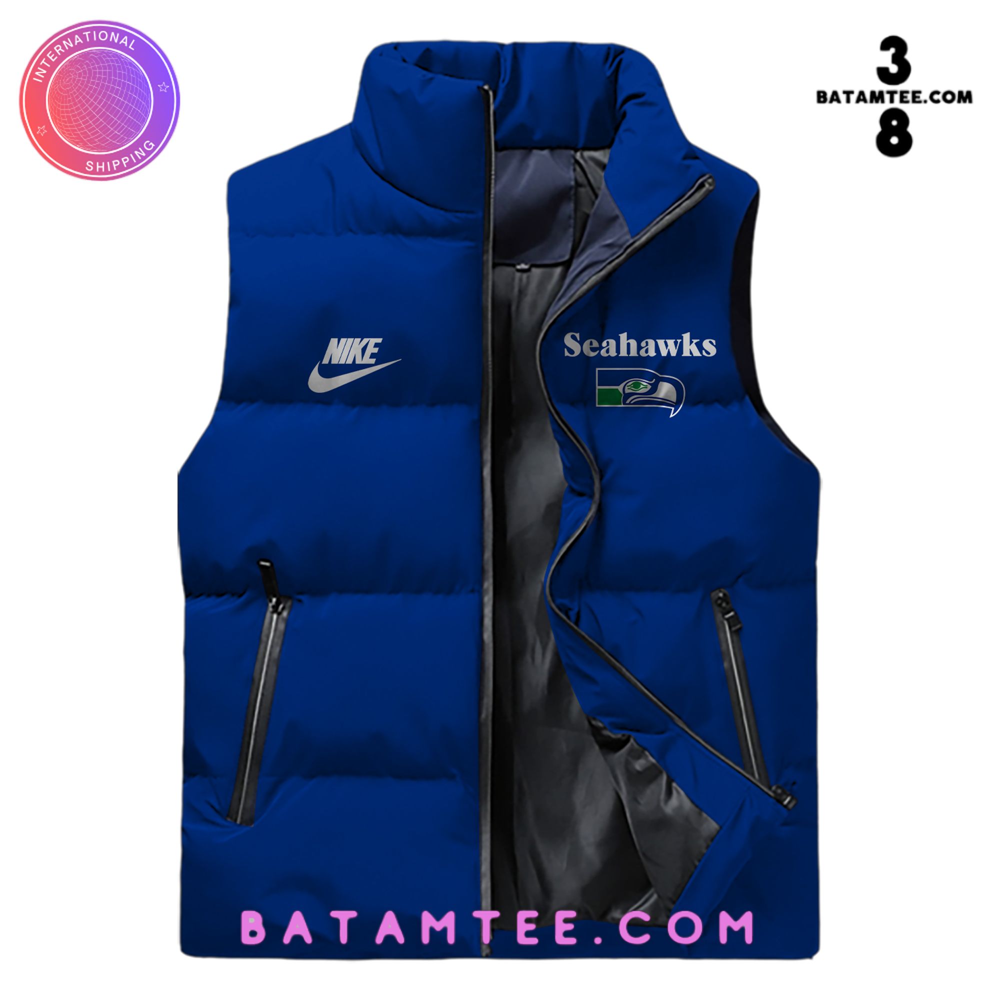 Coach Pete Carroll Seattle Seahawks Throwback Sleeveless Jacket's Overview - Batamtee Shop - Threads & Totes: Your Style Destination