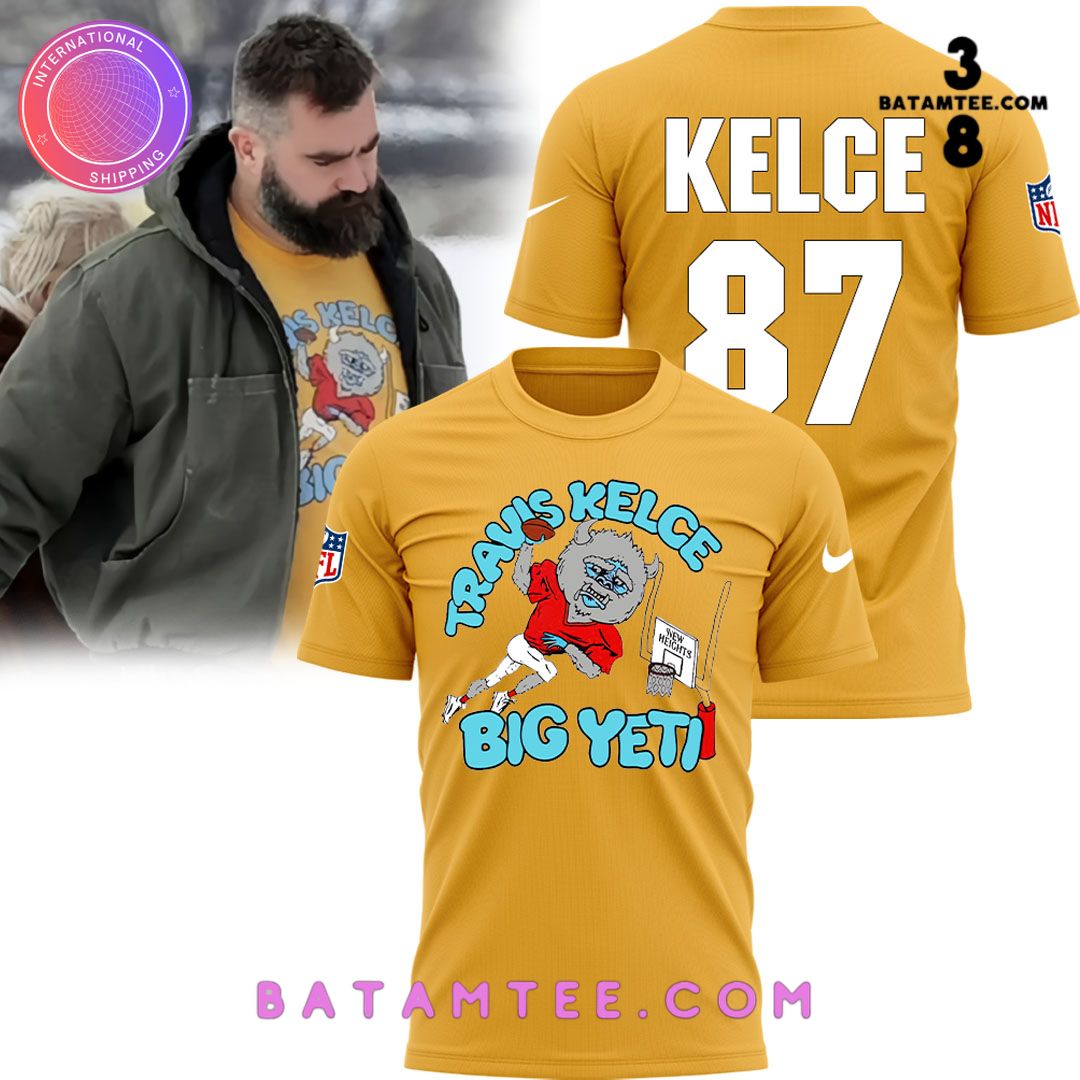 Travis Kelce Big Yeti Shirt's Overview - Batamtee Shop - Threads & Totes: Your Style Destination