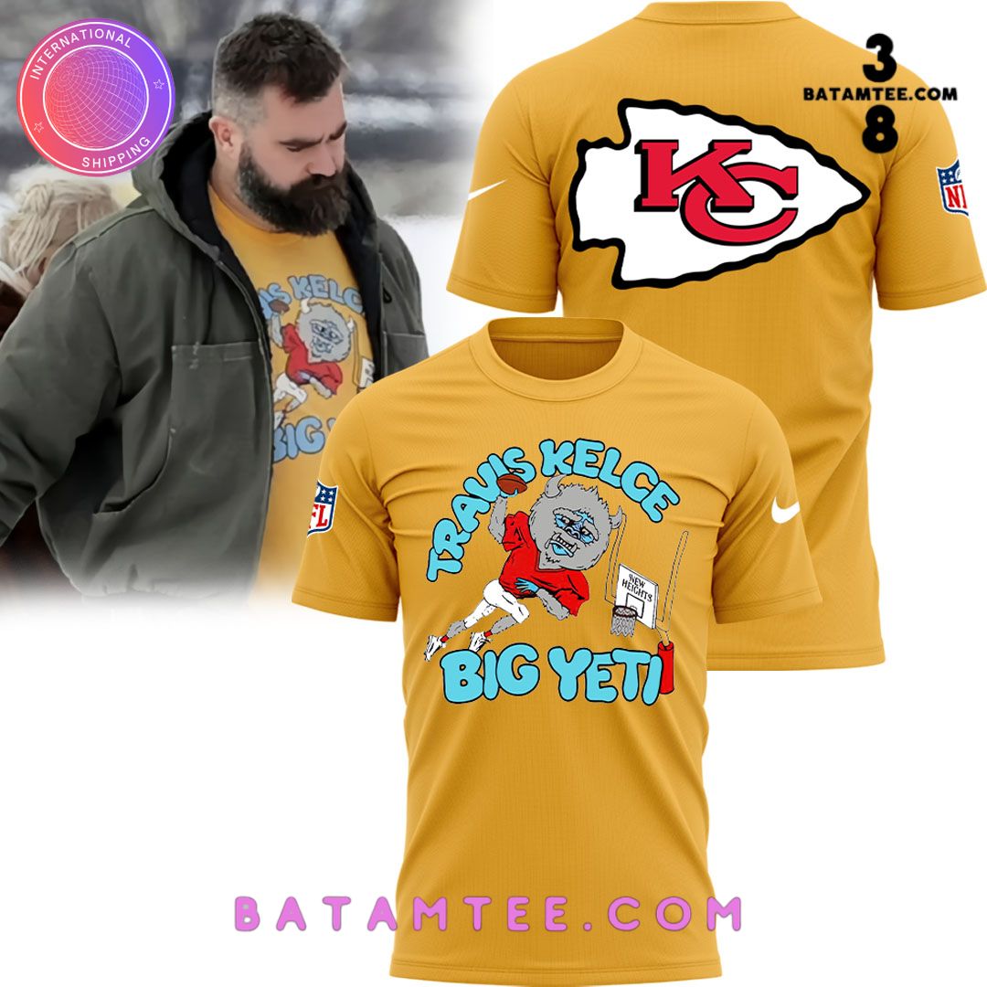 Travis Kelce Big Yeti Shirt's Overview - Batamtee Shop - Threads & Totes: Your Style Destination