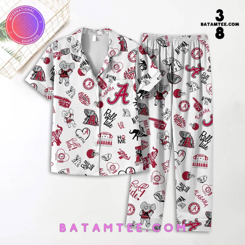 Alabama Crimson Tide Football Button Down Pyjama Set's Overview - Batamtee Shop - Threads & Totes: Your Style Destination