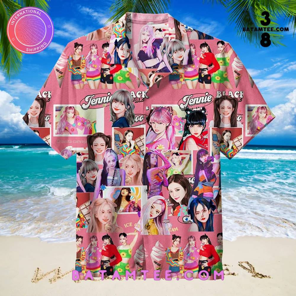 Black Pink Aesthetic Collage Ice Cream Hawaiian Shirt's Overview - Batamtee Shop - Threads & Totes: Your Style Destination